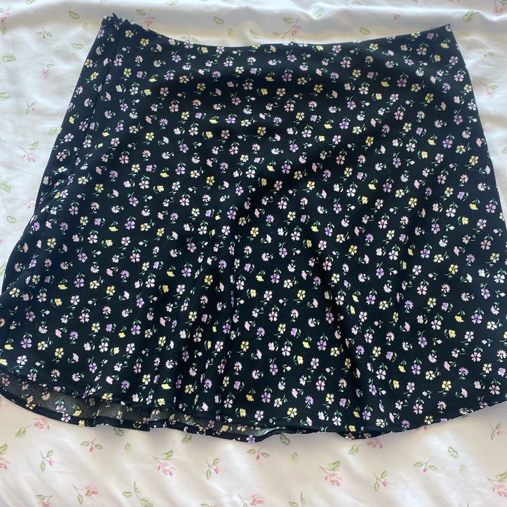 Yellow and purple skirt